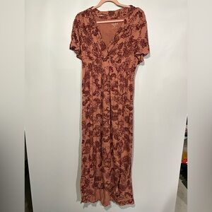 Floral Maxi Dress in Rust by Universal Thread